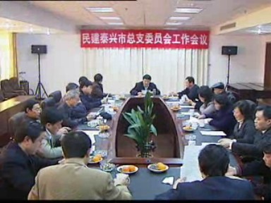 民建泰興市總支工作會(huì)議召開(kāi)