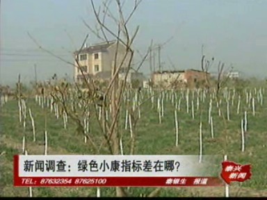 綠色小康指標(biāo)差在哪?